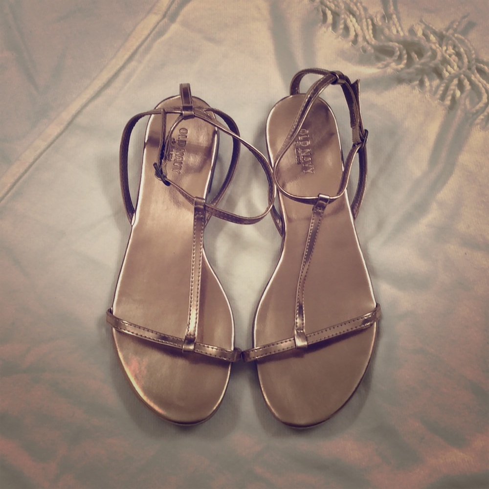 Rose gold sandals OLD NAVY 8